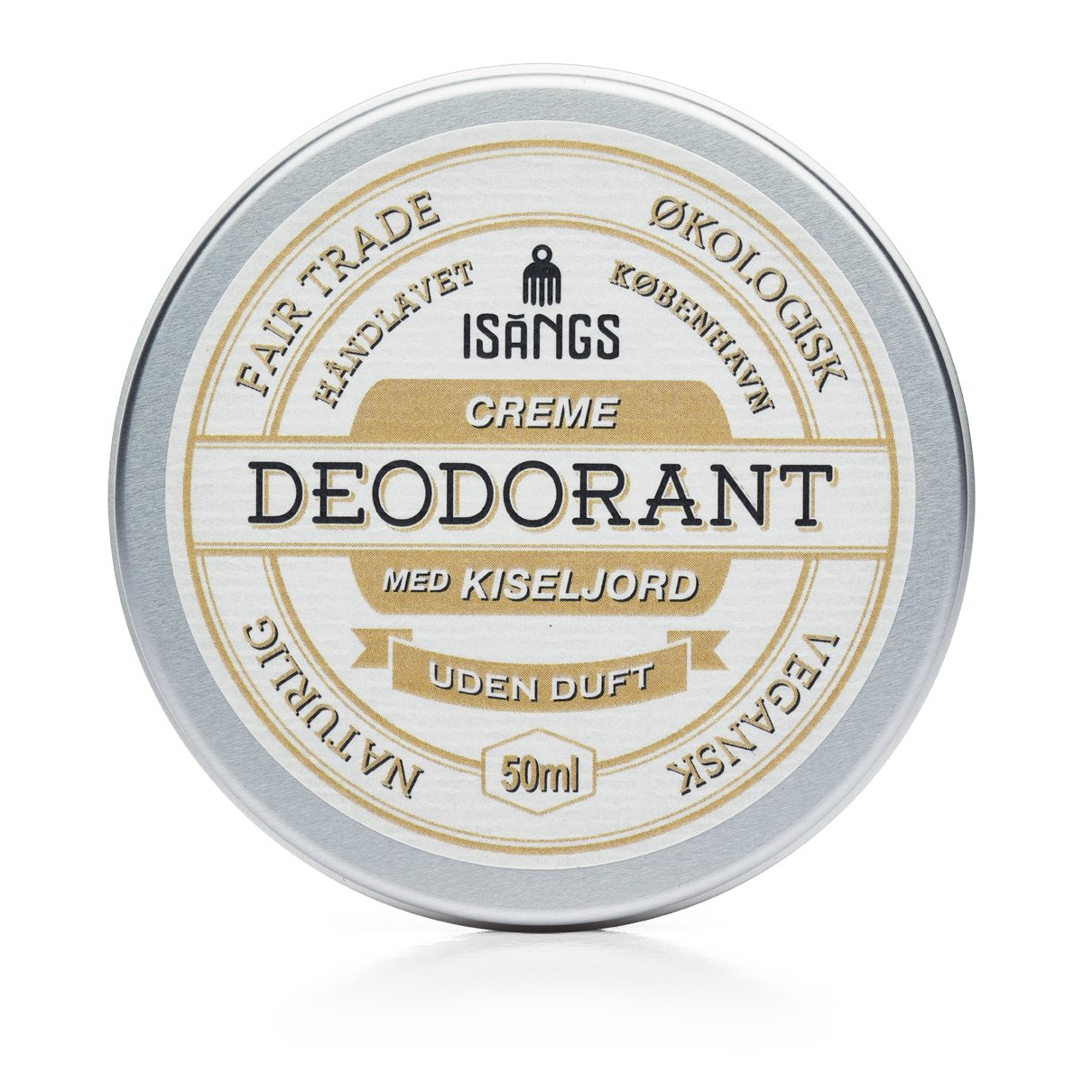 Creme Deodorant med Kiseljord UDEN DUFT