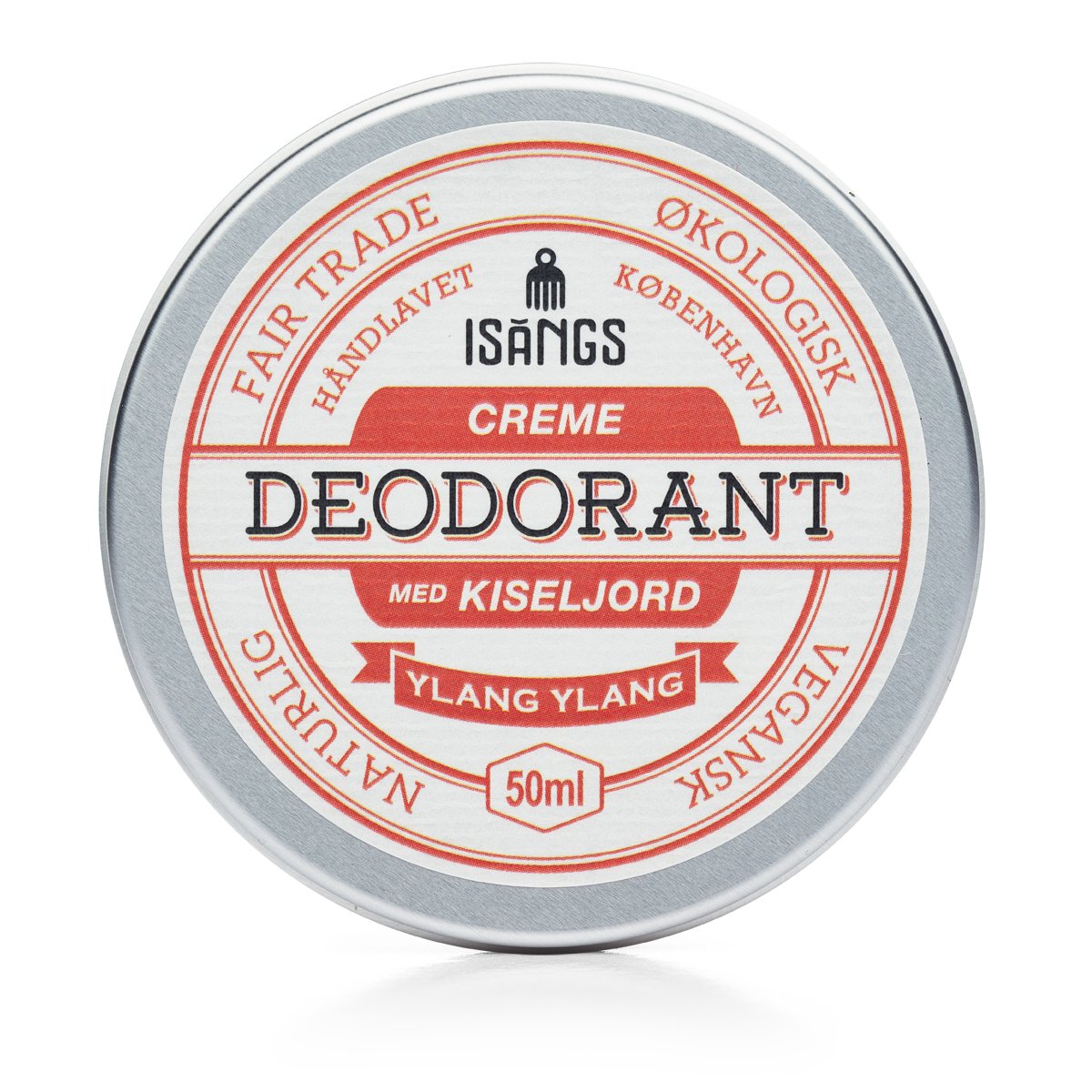 Isangs Creme Deodorant med Kiseljord Ylang Ylang